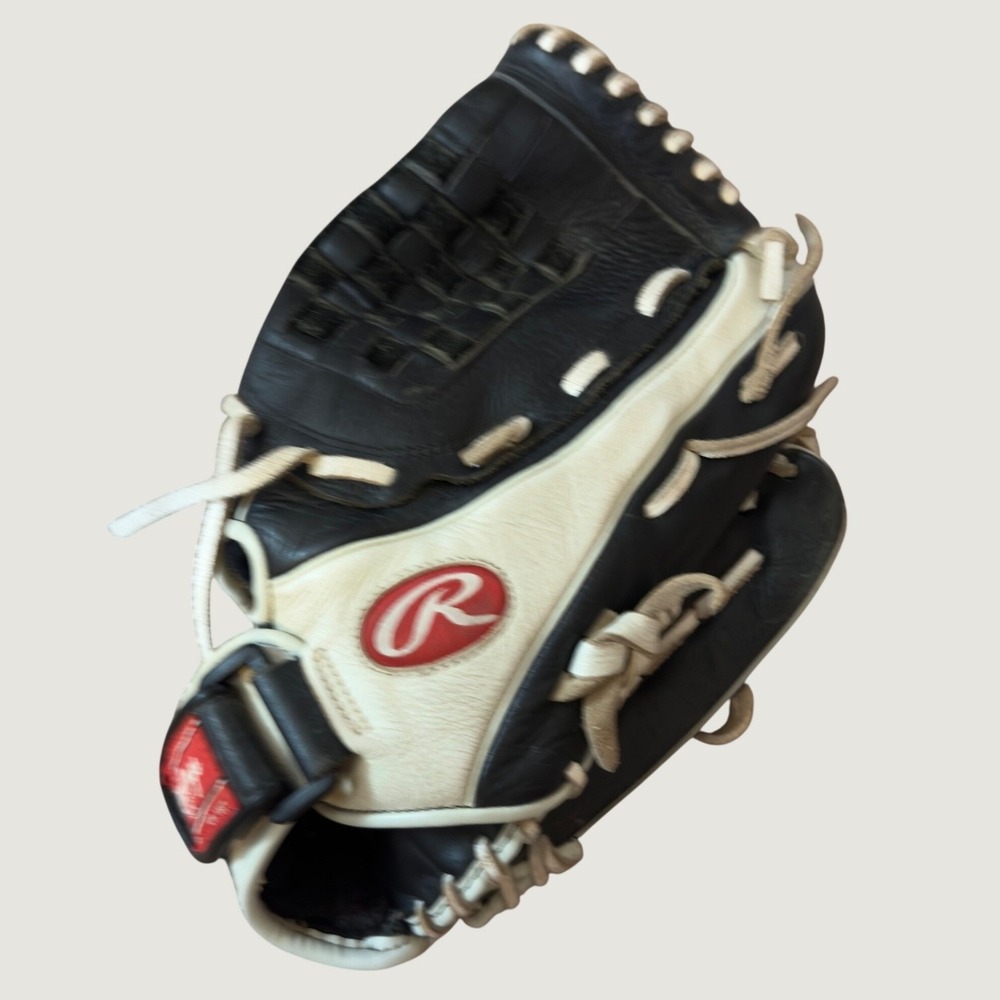 3056 | Rawlings "Shut Out" RS0120BW 12" Fastpitch Softball Glove Basket Web RHT